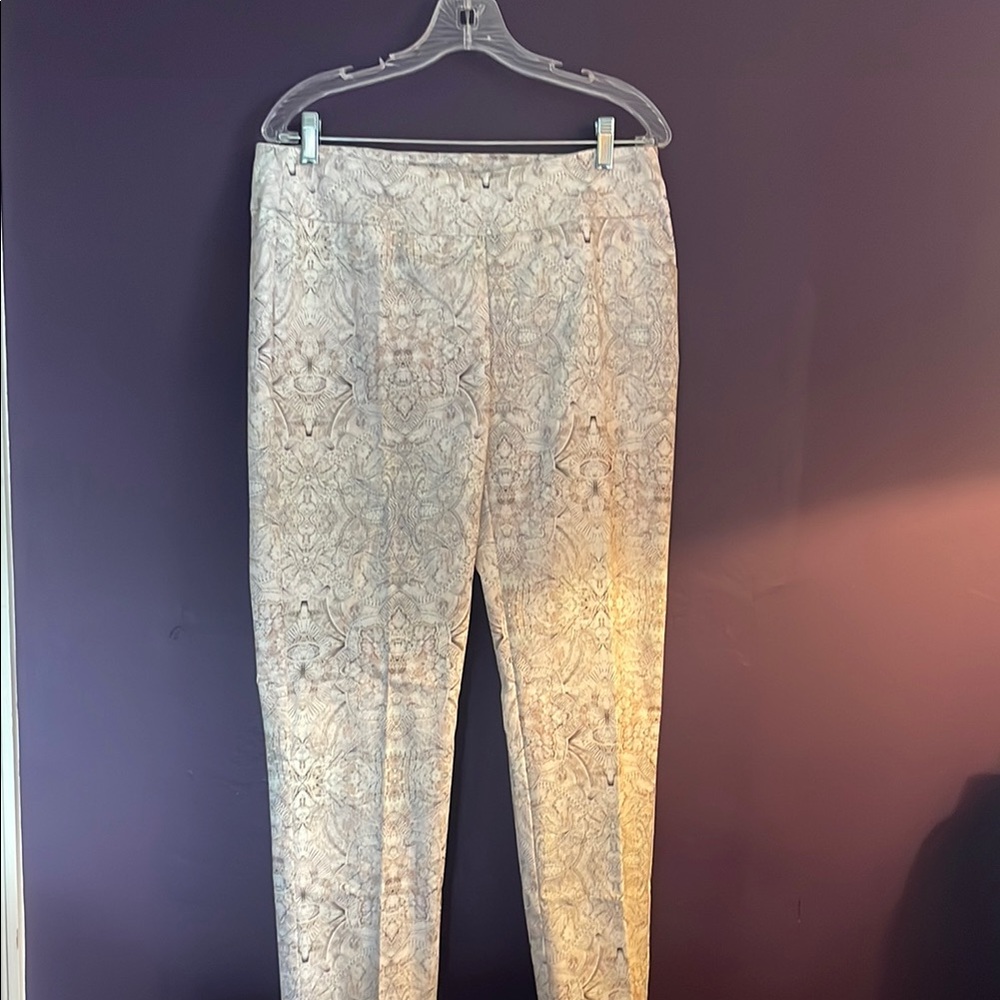 Patchington Cream Straight Leg Pants